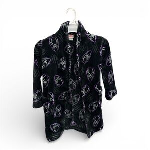 Marvel Black Panther and Purple Kids Pajama Robe